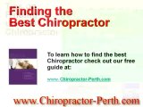 Perth Chiropractor and Chiropractic services