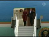 U.S. President Barrack Obama Arrives in Jakarta, Indonesia