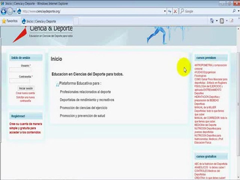 ciencia y deporte.org Fisiologia ejercicio cienciaydeporte