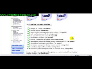 Valider sa motivation avec l'affiliation