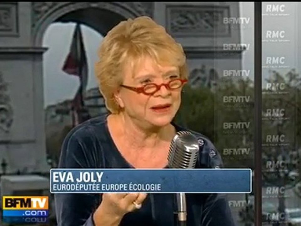 Eva JOLY (10-11-2010 sur bfmtv ) VIDEO CENSUREE PAR SUBSTITU