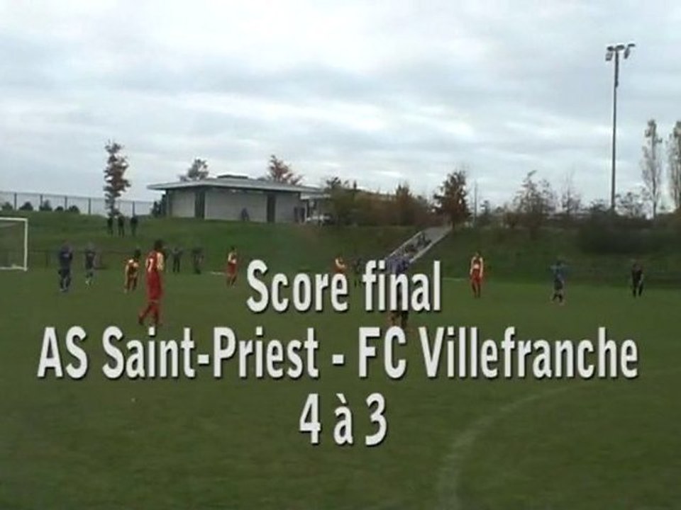 AS Saint-Priest - FC Villefranche U13 Label le 06-11-2010