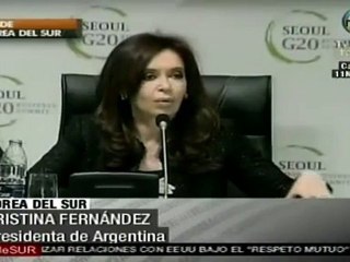 Cristina Fernández aboga por mayor cooperación para reacti