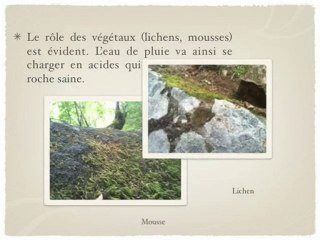 Roches et évolution d'un paysage.