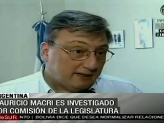 Mauricio Macri es investigado por comisión de legislatura