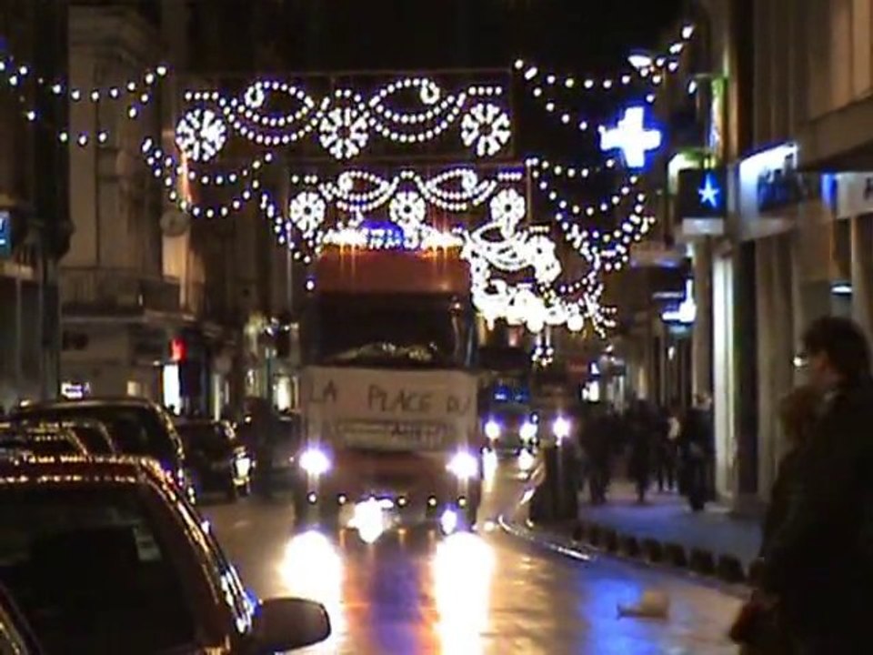 Manifestation des forains contre le projet du Barlet