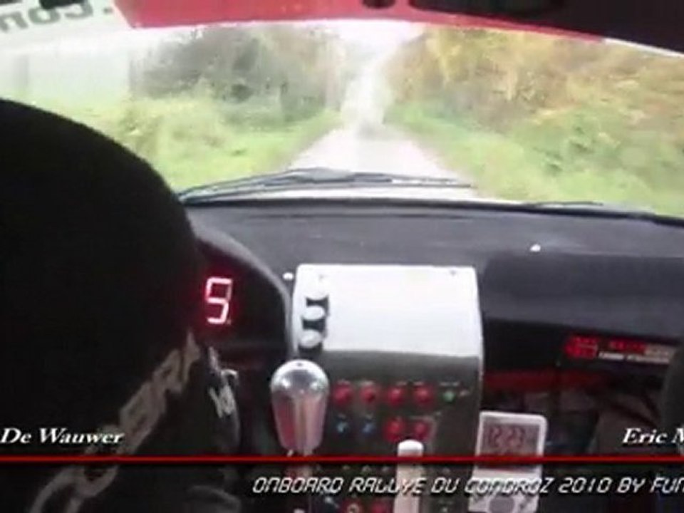 Onboard Jean-Pierre Van De Wauwer/Eric Marnett Condroz 2010