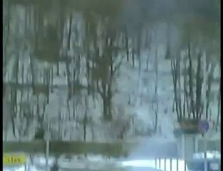 Pot is blown up in the air