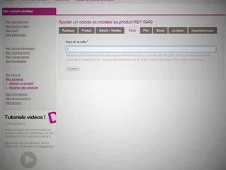 Ajouter un coloris à un produit existant