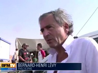 BHL en Libye pour soutenir les rebelles -  BFM TV