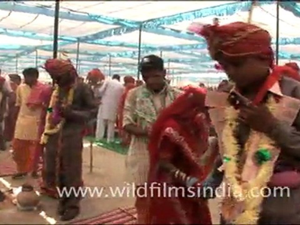 Child marriage fire ceremony