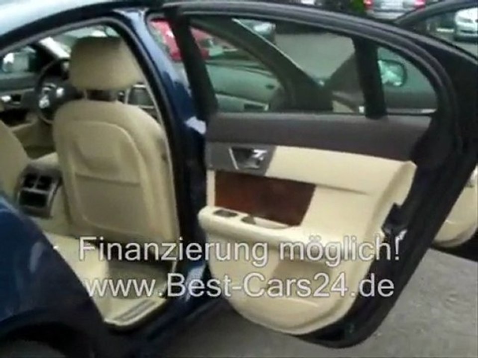 Jaguar xf 2,7 v6 diesel luxury automatik blau-met.