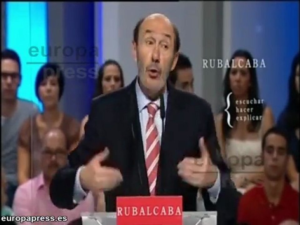 Rubalcaba propone una vía rápida para crear empleo