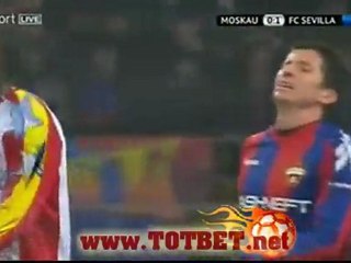 ЦСКА - Севилья (1-1) 24.02.2010