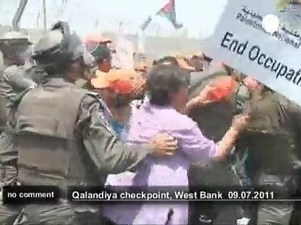 Clashes during a demonstration against West... - no comment