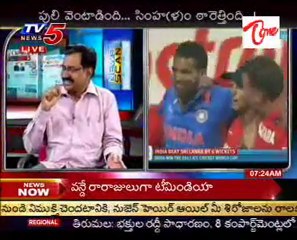 TV5 News Scan -Cong N.Tulasi Reddy,Journalist Chakrapani - 01