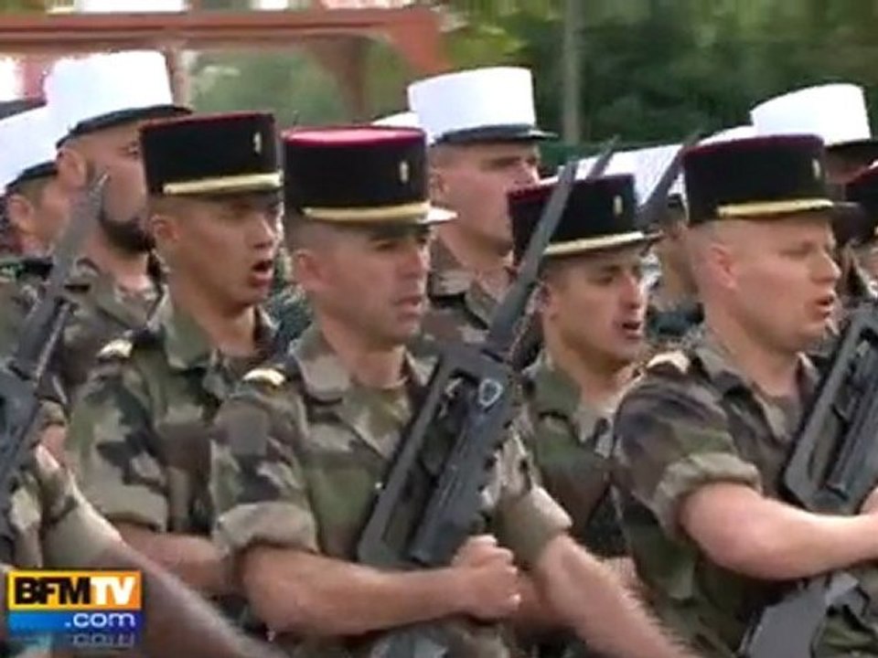 Répétitions avant le défilé du 14 juillet