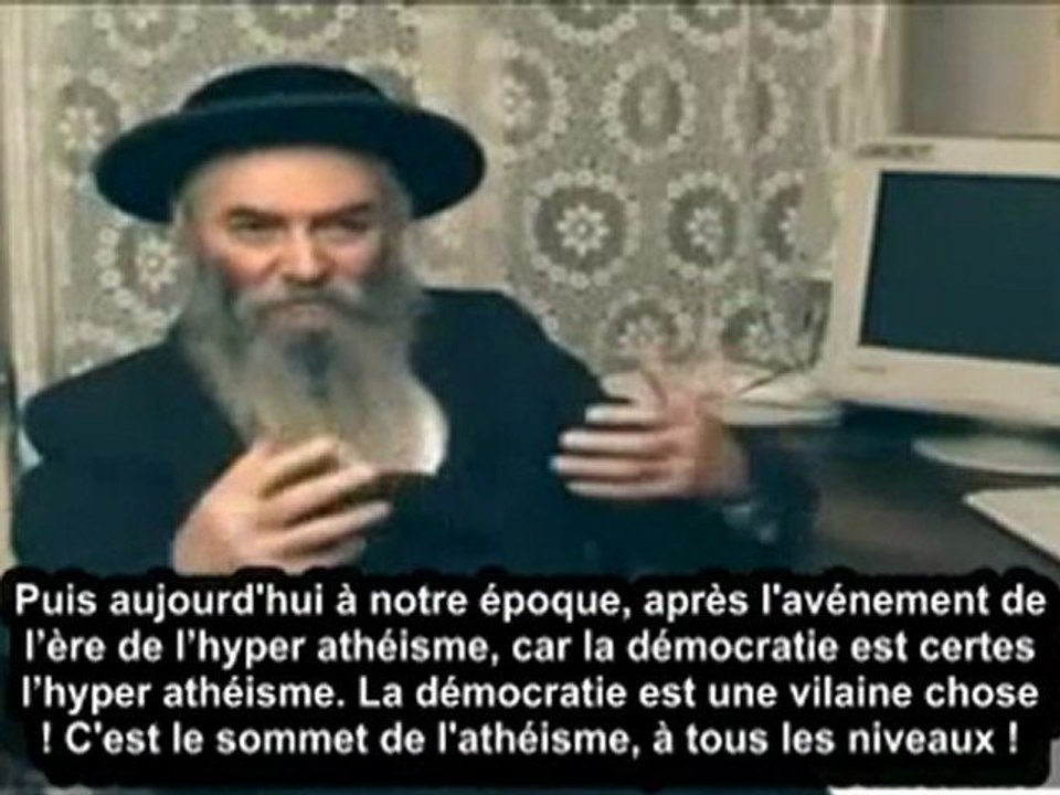 Rabbin qui a conscience de beaucoup de choses sur l'Islam