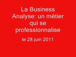 2011 06 28 SCA RE Business Analyst
