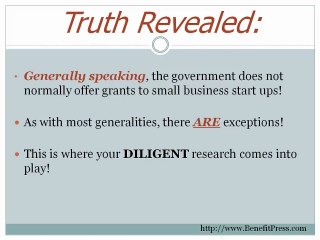 Business Grants for Women (and everyone else)