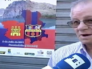 Iniesta recibe otra vez el calor de sus paisanos de Fuentealbilla