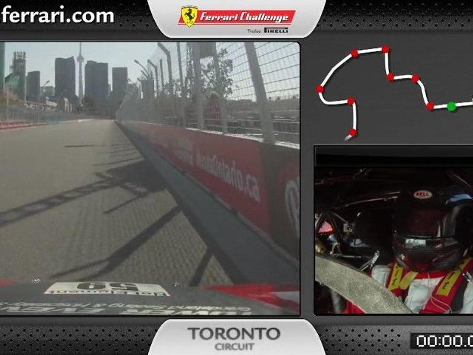 Autosital - Ferrari Challenge Trofeo Pirelli, tour embarquée à Toronto