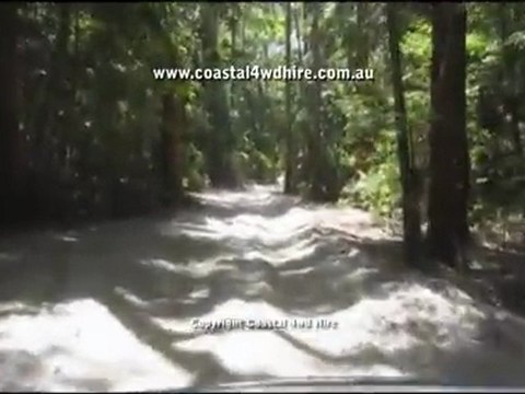 Four Wheel Drive (4wd) Driving through Freshwater Bypass Road Brisbane To Fraser Island via Sunshine Coast