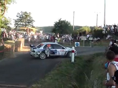 RALLYE ROUERGUE 2011 - ES2 LASSOUT - CAPANNA - MITSUBISHI LANCER EVOL9