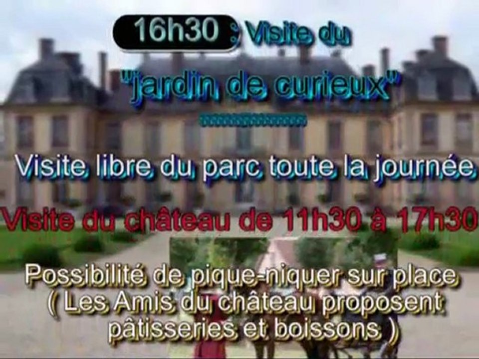 Pique nique au château de la Motte Tilly