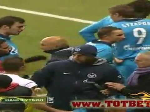 Послематчевые разборки Спартак - Зенит 27.10.2010