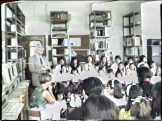 Doutor Ruben Cabral fala em 1992 no CLIP - Colégio Luso Internacional do Porto  - edifício antigo
