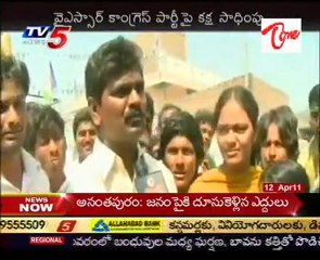 Police Over Action ! @ kadapa dist, forcely Removed YSR Cong  Flags,Flexys !!