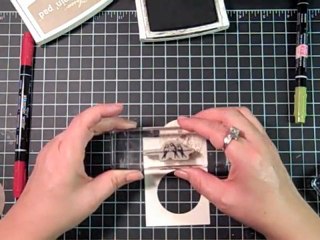 Stampin' Up! Tutorial- Peek through Image with a Circle Punch