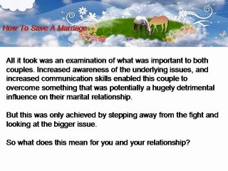 How To Save A Marriage: Handle Arguments & Disagreements
