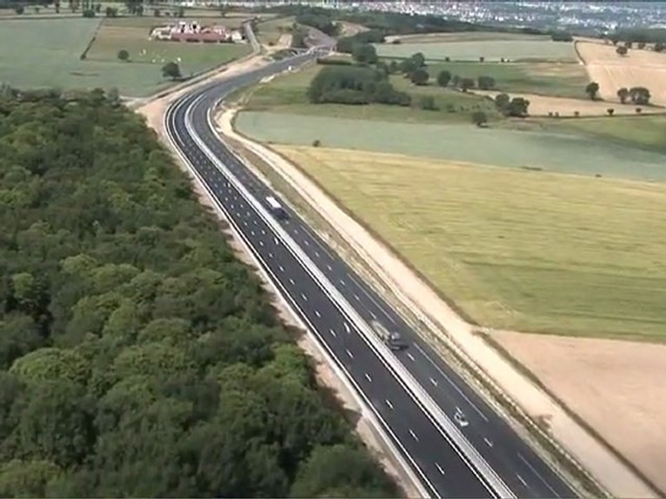 A714 bretelle autoroutière de Montluçon