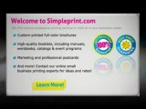 Step your way to Quality online printing services with Simple Print!