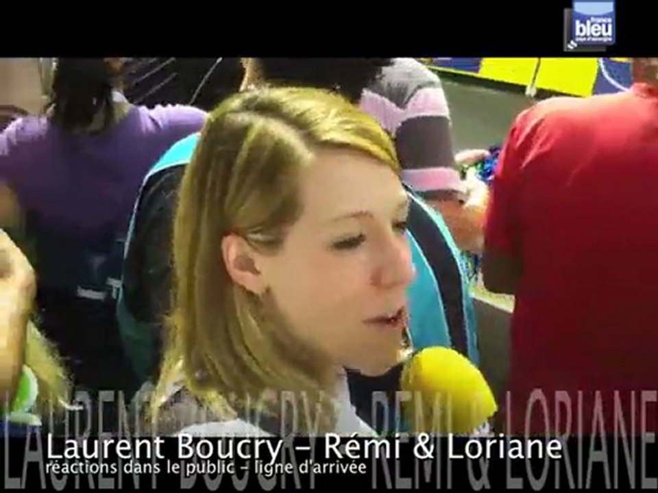 Microtrottoir à l'arrivée de l'étape Issoire - Saint Flour -Tour de France 2011- 10 juillet.