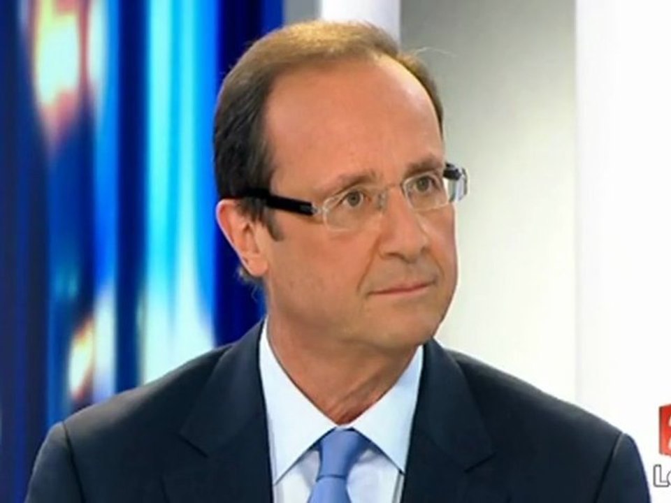 François Hollande : "Mon seul concurrent c'est Nicolas Sarkozy"