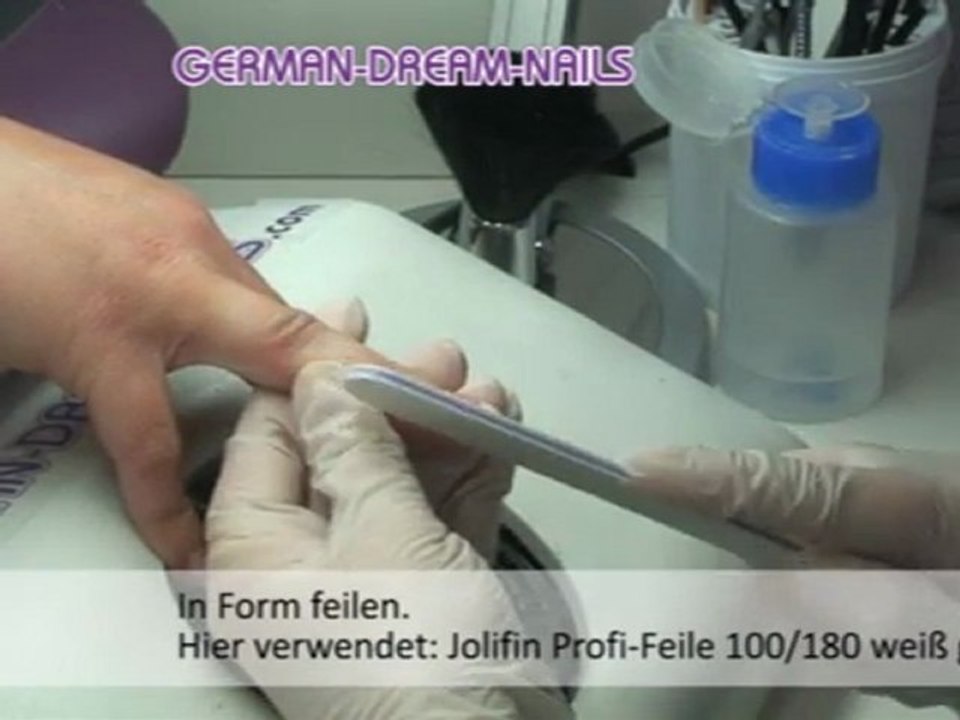 UV-Gel French Modellage zum selber machen