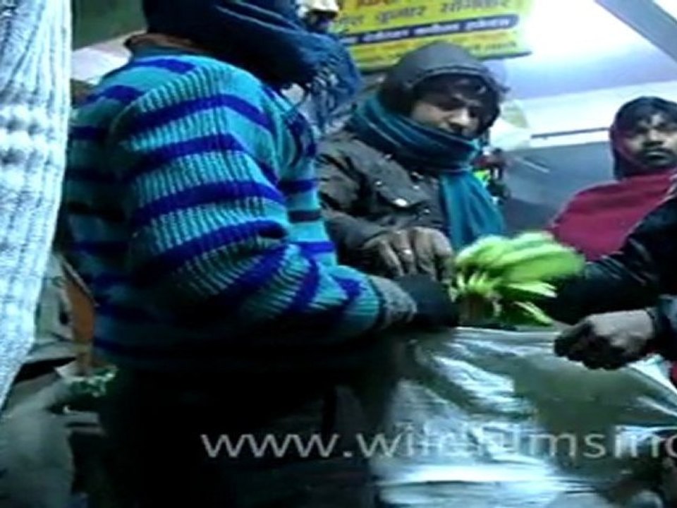 Wholesale Vegetable Market in Azadpur, New Delhi