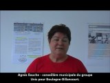 Agnès Bauche défend l'école Billancourt contre sa destruction