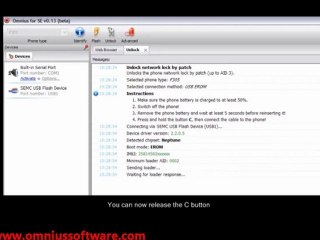 How to Unlock Sony Ericsson C702 - Software
