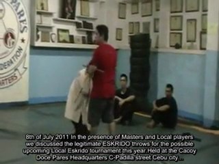UPCOMING ESKRIDO CACOY DOCE PARES TOURNAMENT