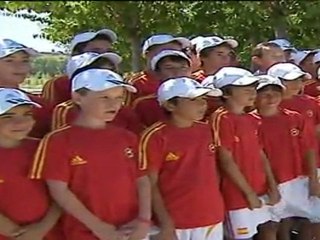 Gallardón y Del Bosque inauguran la "Explanada de la selección española"
