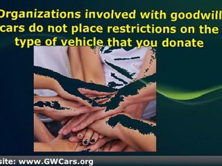 Goodwill Cars | Making a Worthwhile Contribution