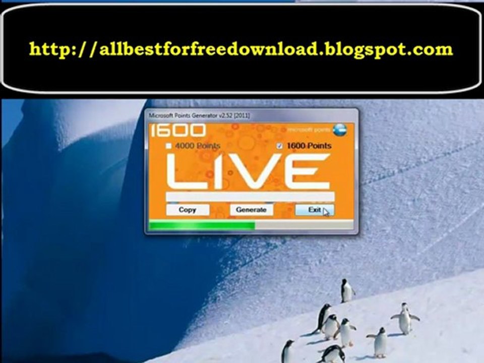 Xbox 360 Microsoft Points Generator - Code Generator - Updated July 2011