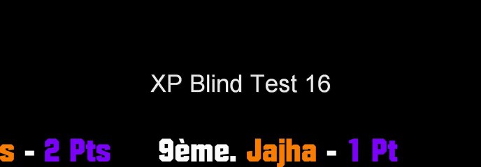 XP Blind Test 16