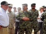 US Defense Secretary visits mine-sweeping Afghan soldiers