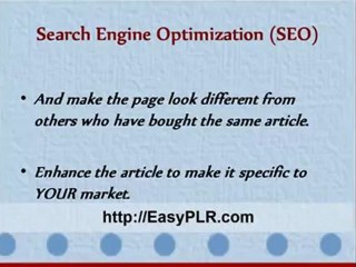 Should I Rewrite my PLR Content?