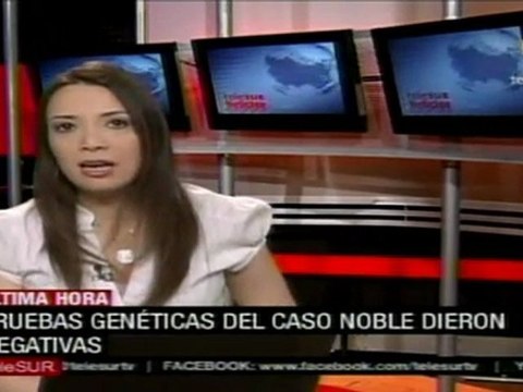 Pruebas genéticas en el caso Noble dieron negativo